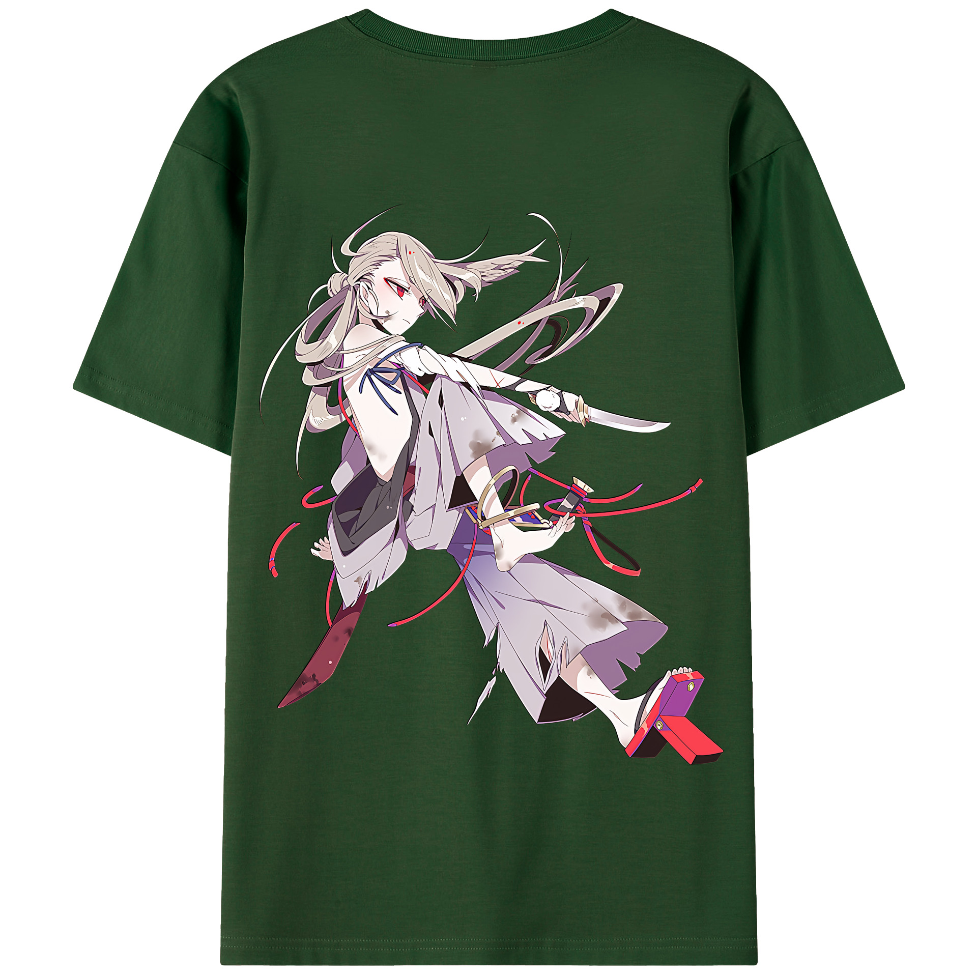 （画像用） 刀剣乱舞 Touken Ranbu 綿100％半袖Tシャツ（背面プリント）